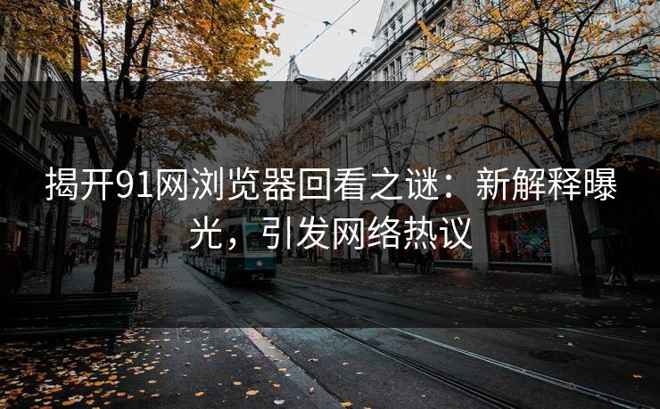 揭开91网浏览器回看之谜：新解释曝光，引发网络热议